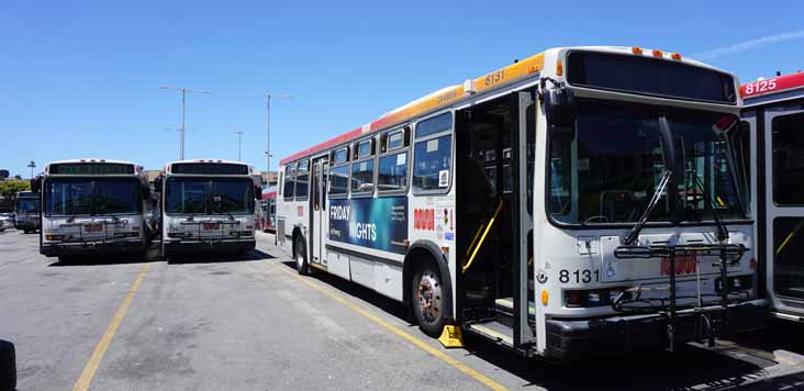 San Francisco MUNI Neoplan AN440A 8207, 8234 & 8131